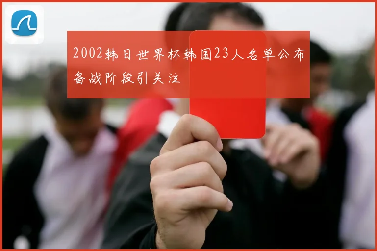 2002韩日世界杯韩国23人名单公布备战阶段引关注